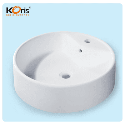 China Manufacturer Acrylic Round Bathroom Hand Basin Sink WB110