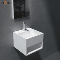 Modern Design Acrylic Solid Surface Freestanding Bathroom Sink WB2035