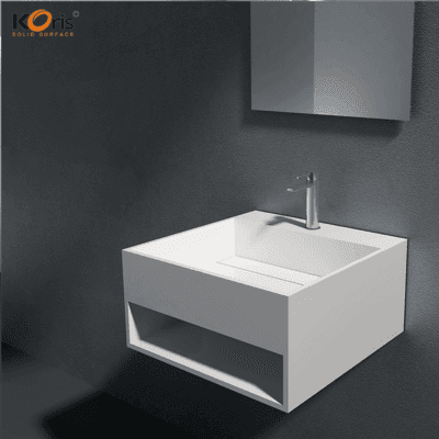 Koris 100% Acrylic Stone Solid Surface Bathroom Wash Sink WB2036