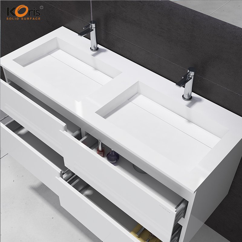 Composite Acrylic Bathroom Wash Sink Ready Made Kitchen Sink WB2082-1200
