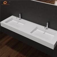 Koris Composite Acrylic Solid  Surface Bathroom Sinks WB20256-1500