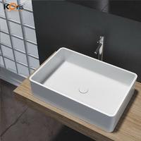 Mold Made Basin Sinks Bathroom Solid Surface Wash Basin WB2012