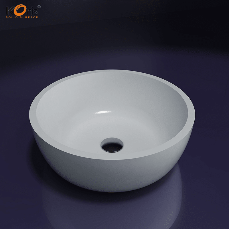Bathroom Ceramic Art Sink Round Shaped Wash Basin WB2052