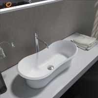 Acrylic Solid Surface Bathroom Wash Sink Wholesale WB2084