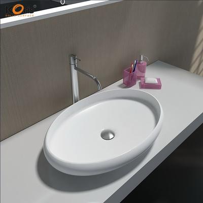 Oval Shaped Acrylic Bathroom Wash Sink WB2105