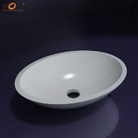 Single Hole Vessel Sink Bathroom Natural Stone Marble Wash Basin WB2053