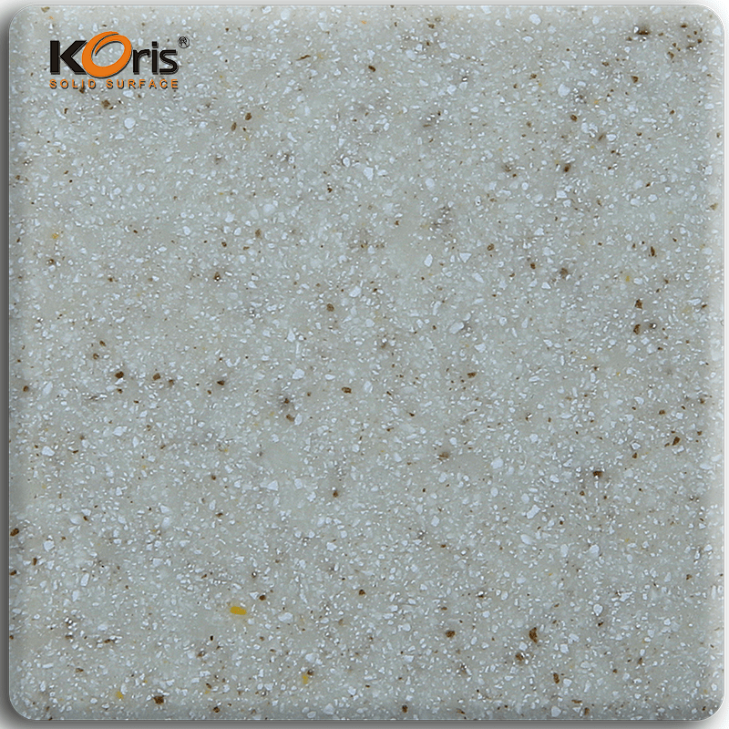 China Supplier Koris 6mm Artificial Stone Sands Modified Acrylic Solid Surface Sheets KA3307