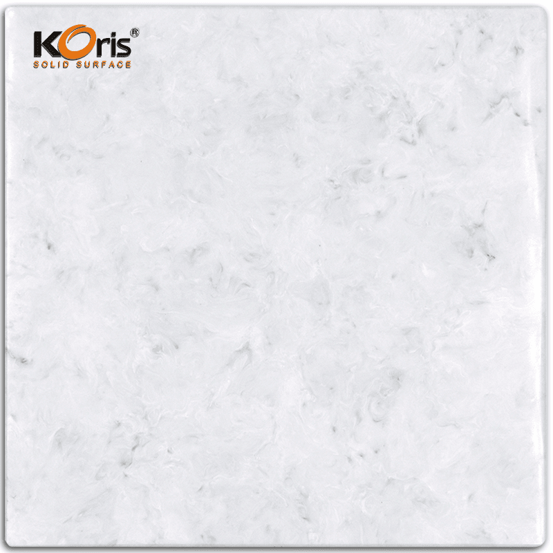 25mm Koris Artificial Stone Modified Acrylic Solid Surface Lavatory Basin Type Seamless Kitchen Tops HW3823