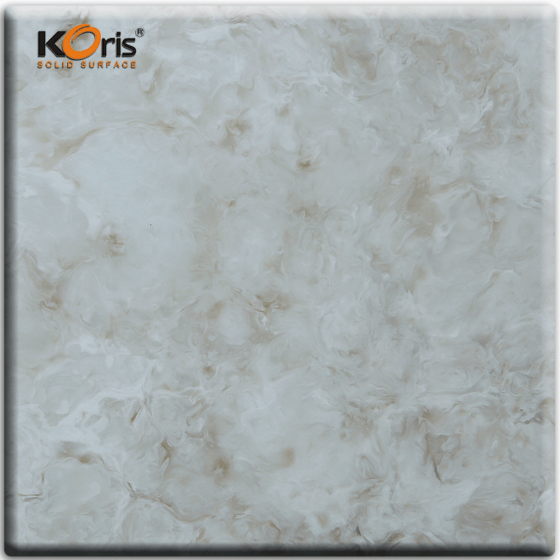 Acrylic Sheets Artificial Marble China Factory HW3802 Solid Surface Slab Dining Tables HW3803